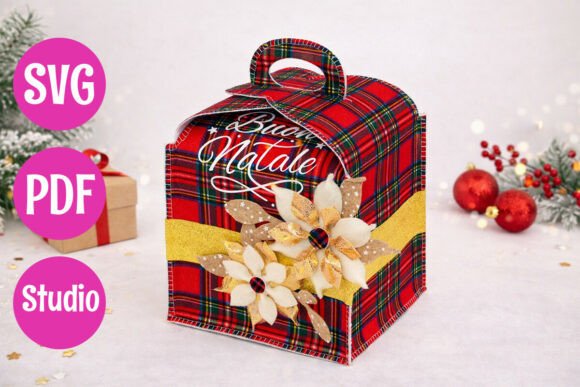 A Festive, Reusable Christmas Felt Gift Bag Template