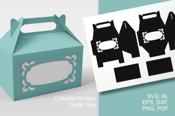 Bloom Corners Frame Gable Box Template: Elevating the Art of Gift Packaging