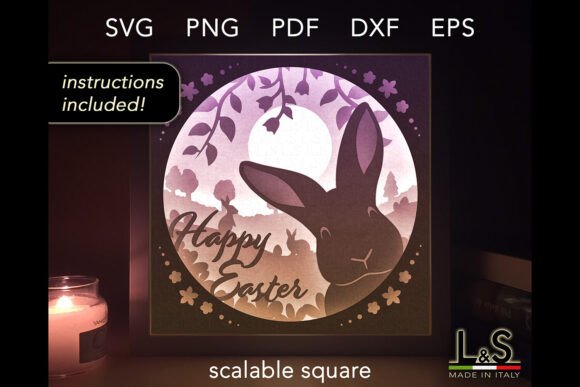 Bringing the Easter Bunny to Life with a 3D Shadow Box