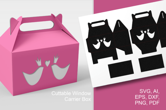 Craft Elegant Carrier Boxes with Birds in Love