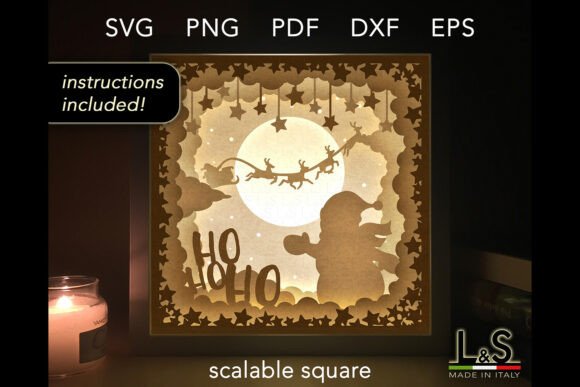 Crafting a Festive Snowman Santa Christmas Shadow Box