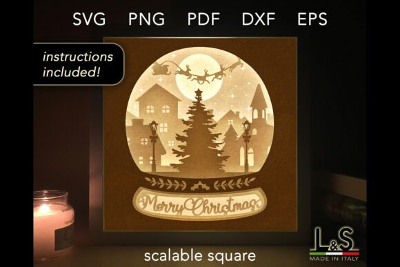 Crafting Holiday Magic: The Art of the Christmas Snow Globe Shadow Box