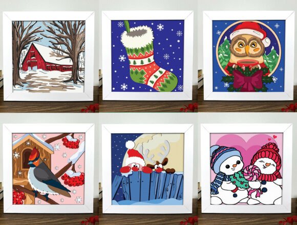 Crafting Holiday Magic: The Versatility of a Winter Christmas Paper Cut Bundle