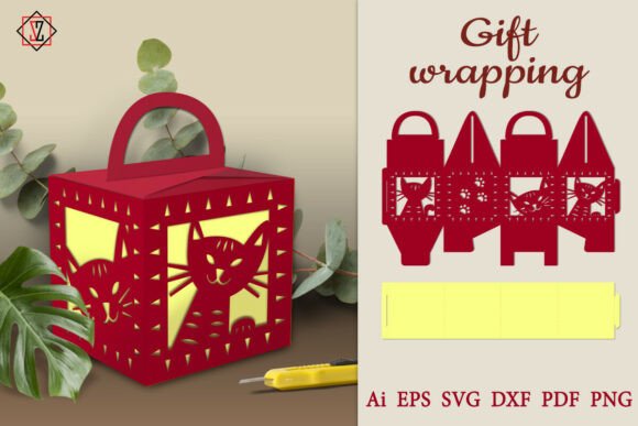 Create a Purrfectly Personal Gift with the Cut-out Cats Gift Box