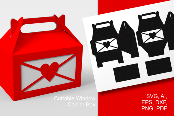 Create a Romantic & Practical Favor with the Love Letter Window Gable Box Template