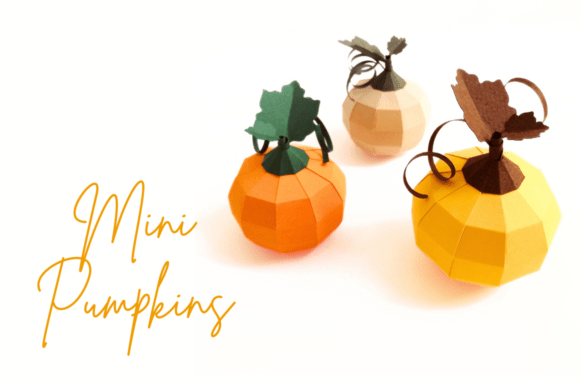 Creating Mini Pumpkin Fall Decorations: Evaluating Digital Craft Templates