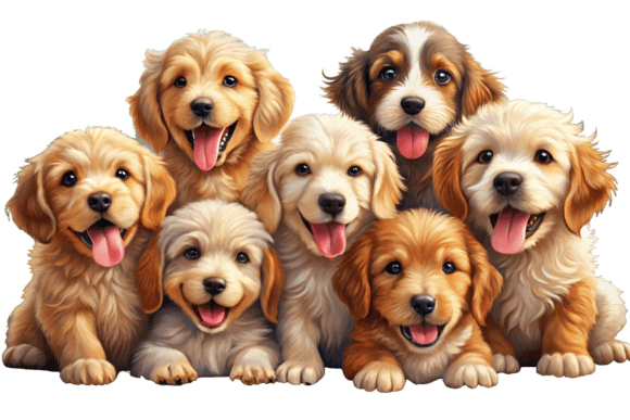 Cute 3D Puppies: PNGs for Every Creative Project