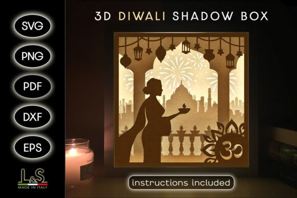 Illuminate Your Celebration: Crafting a Stunning Diwali Light Shadow Box