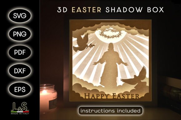 Illuminating Your Easter Celebrations with a Jesus Easter Shadow Box Template