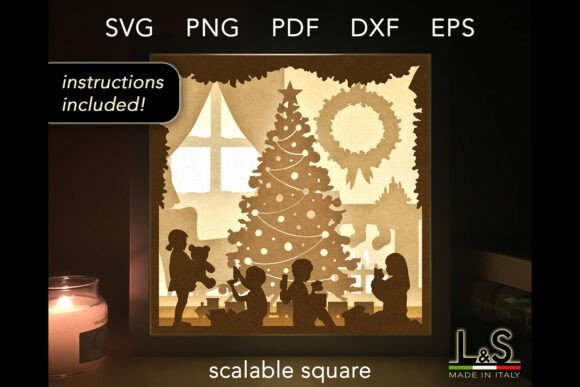 Kids on Christmas Day: Your Guide to a Perfect Layered Shadow Box