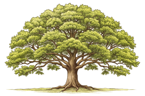 The 3D Watercolor Green Tree PNG: A Design Asset for Everything