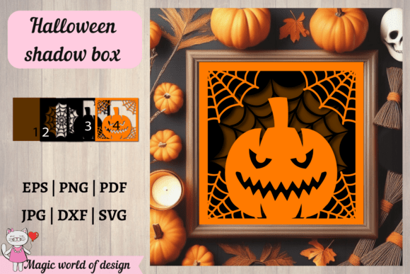 The Digital Craft Revolution: Halloween Shadow Box SVG and Pumpkin Svg Files