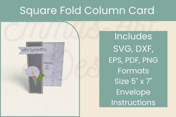 The Elegance of Sympathy: Crafting Meaningful Cards with a Calla Lily SVG Template