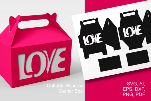 The Perfect DIY Party Favor: Mastering the LOVE Wide Window Gable Box Template