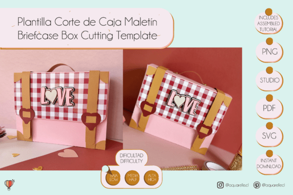 The Valentines Briefcase Box Template SVG: Evaluating a Novel Crafting Solution