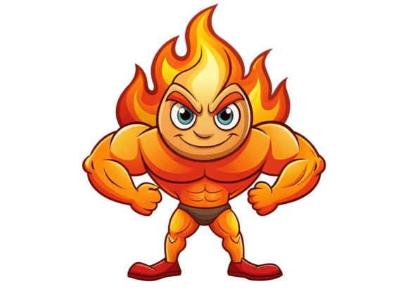 Unlock Your Creativity with a Free Cartoon Fire Elemental Monster