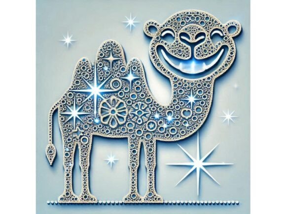 Unlocking Creative Potential: The 3D Camel with a Glittery Smile as a Digital Asset
