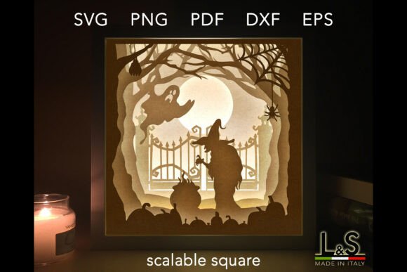 Your Guide to the Halloween Witch Shadow Box SVG Template